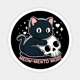 Meow mento mori Magnet